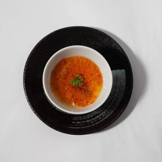 Trứng Hấp Trứng Cá Hồi