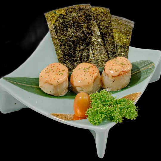 Sò Điệp Sốt Trứng Cá Tuyết