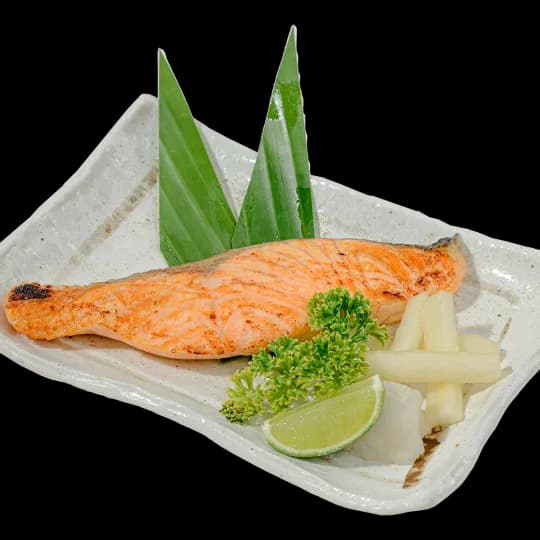 Cá Hồi Nướng Muối
